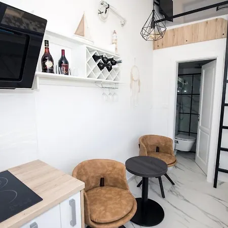 דירה Studio In With Sea Views, Terrace, Air Conditioning, Washing Machine 4968-1 ויר
